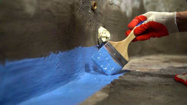 Commercial Waterproofing project at a Newark, IL business property by SJ Waterproofing Pros